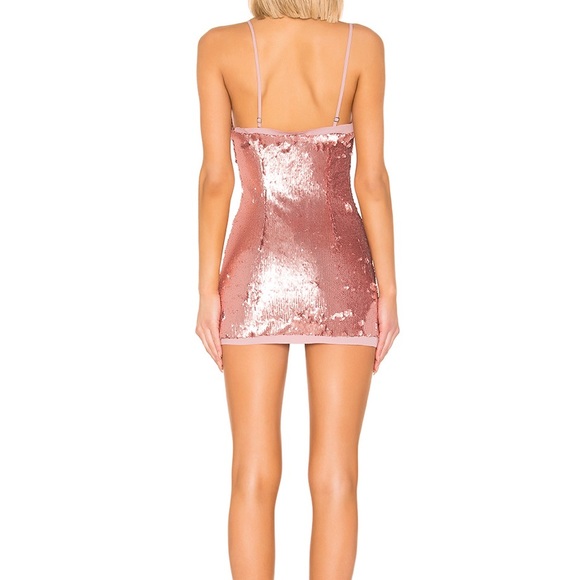 Pink / rose gold sparkly dress - Picture 3 of 3